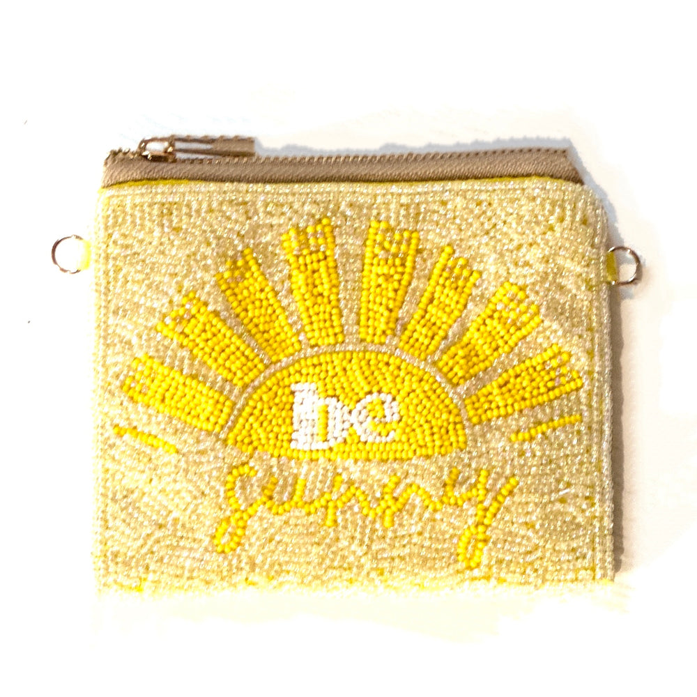 be sunny©️™️ beaded coin purse - be clear handbags
