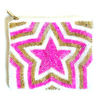 beaded star coin purse