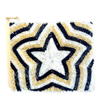 beaded star coin purse - be clear handbags