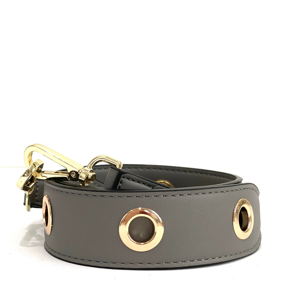 grommet strap - be clear handbags