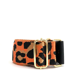 leopard strap - be clear handbags
