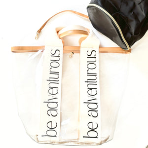 be adventurous tote©️™️ - be clear handbags