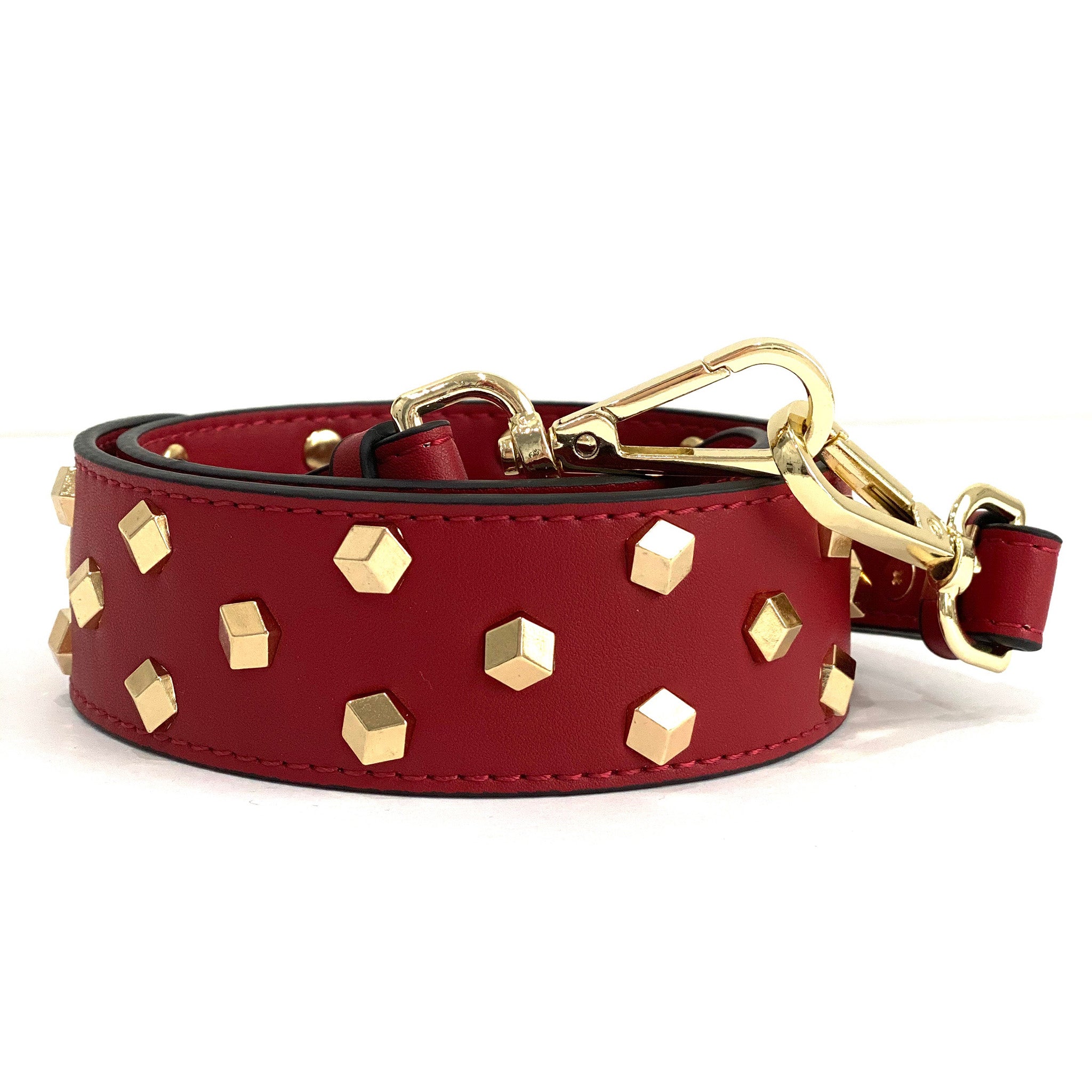 Red and black beaded purse strap – Lauren Grace Murphy Designs